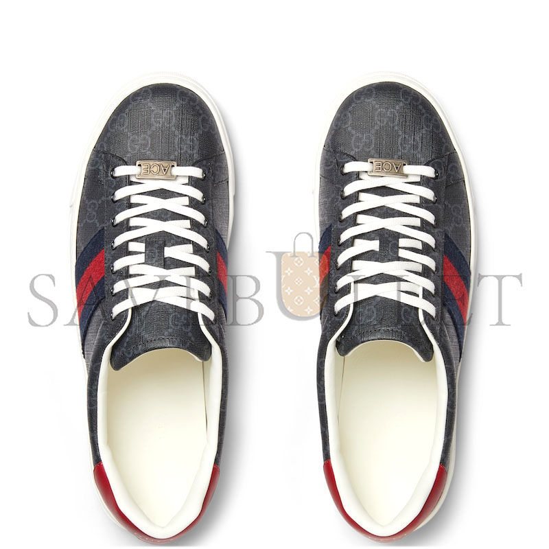 GUCCI MEN'S GUCCI ACE SNEAKER WITH WEB 760775 GUCCI MEN'S GUCCI ACE SNEAKER WITH WEB 760775